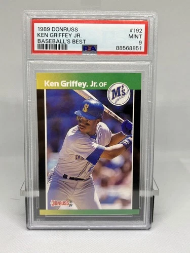1989 Donruss Baseball's Best - Ken Griffey Jr #192 (RC)- PSA 9 Mariners Reds