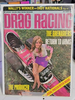 December 1969 Vintage Drag Racing Magazine Bagged And Boarded Nice!