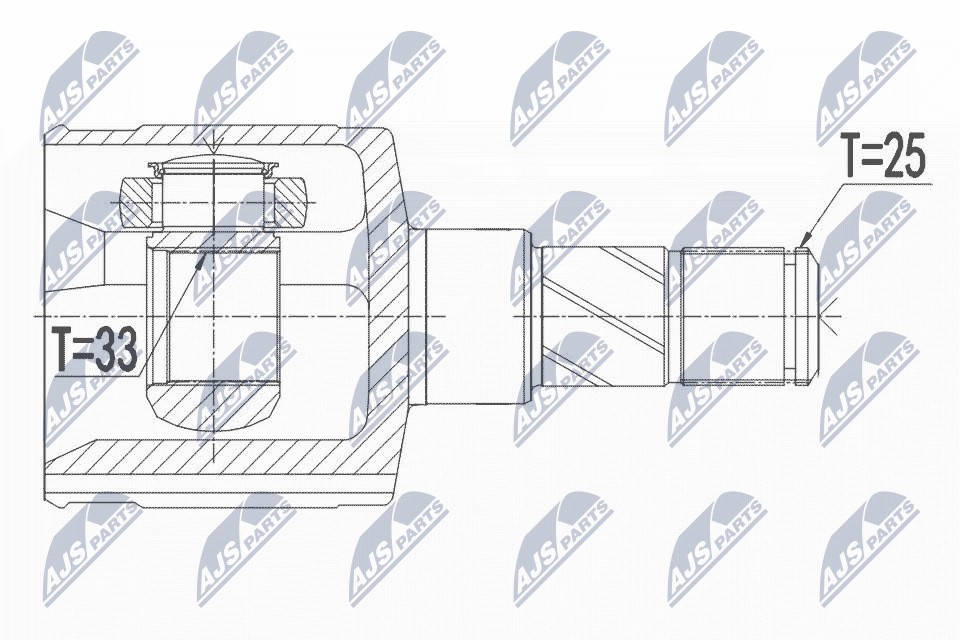 Fits NTY NPW-FT-044 Inner joint - Image 6