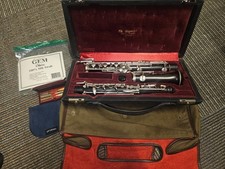 Rigoutat Professional Wood Oboe W/ Left C , 3rd Octave Key--Just Overhauled