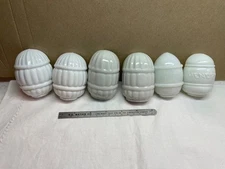 VTG  Pairs Glass Bird Cage Feed & Water Cups - Your Choice of White Grey Hendryx