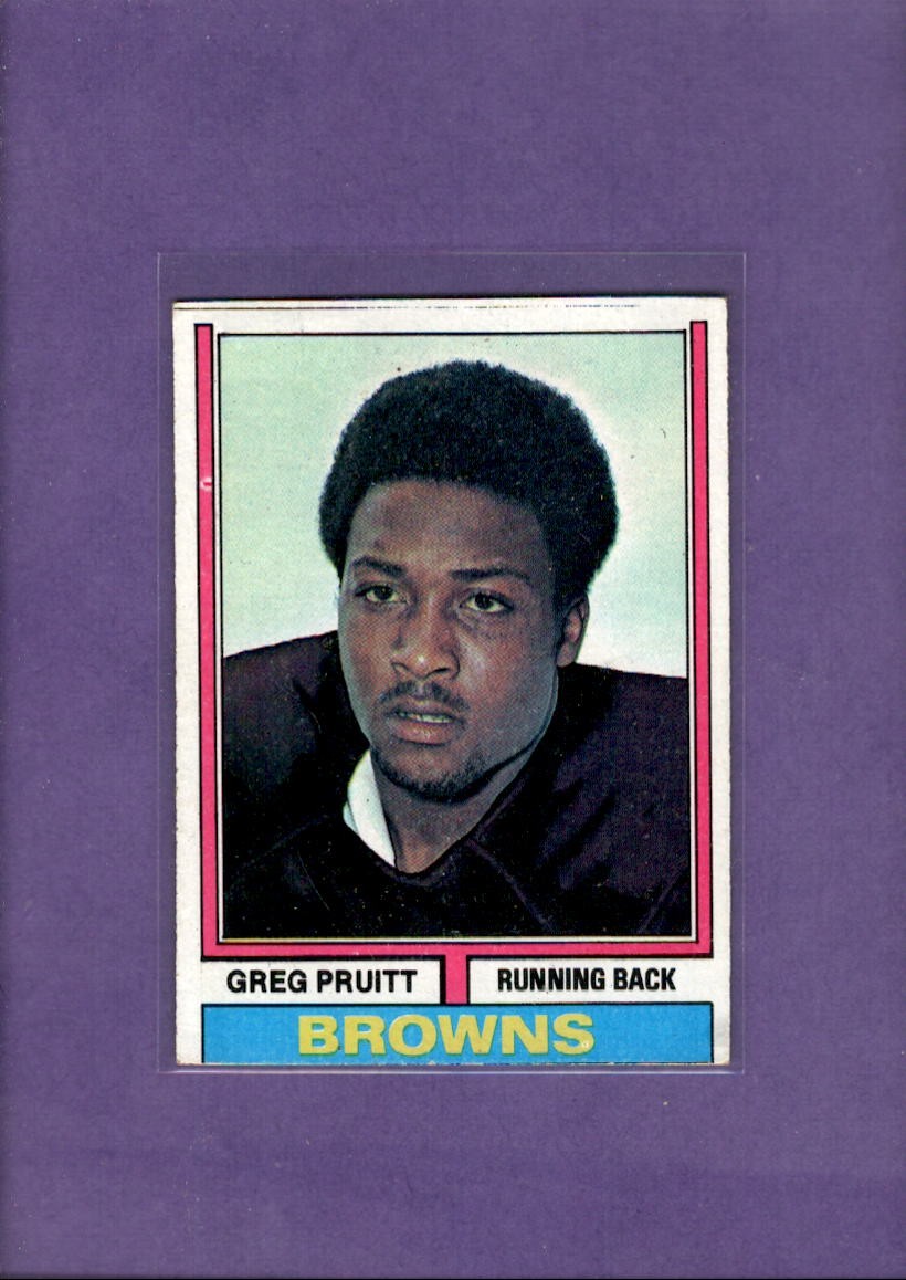 1974 Topps #110 Greg Pruitt NM Near Mint RC Rookie Browns ID:79222