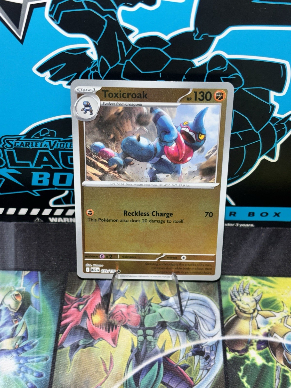 Toxicroak 079/132 Me01: Mega Evolution Reverse Holo