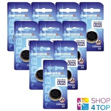 10 Renata Cr2325 Lithium Batteries 3V Button Cell Swiss Made Exp 2030 New