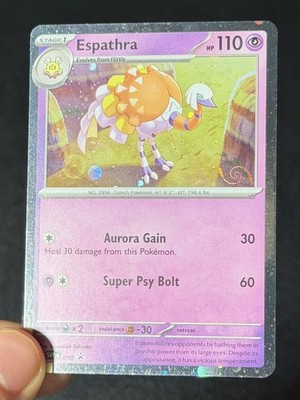 Espathra SVP010 Pokémon TCG-Black Star Promo Cosmos Holo Rare HD SWIRL