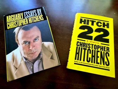 Hitch-22 & Arguably CHRISTOPHER HITCHENS 2-Book Lot Hardcover 1st Edition DJ VG+