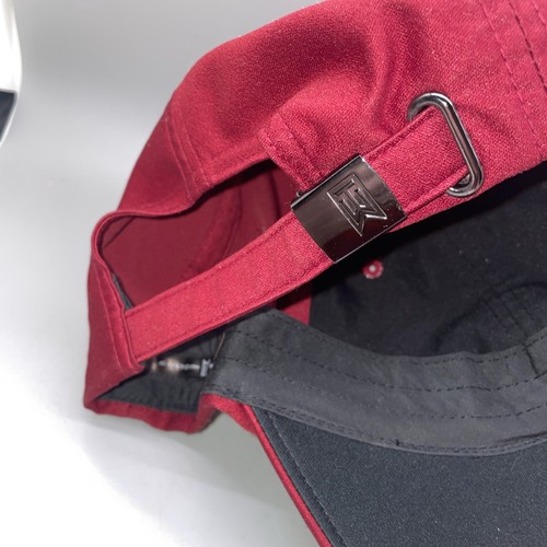 Tiger Woods authentische Signatur weinrot Golfmütze Strapback bestickt TW - Bild 3 von 5