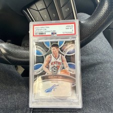 2023-24 Panini Spectra - Radiant Signatures Jeremy Lin #RS-LIN /75 (AU)
