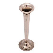 ROGERS Antique Original Vintage Signed Weighted Sterling Silver Single Stem Vase ROGERS Antique Original Vintage Signed Weighted Sterling Silver Single Stem Vase - Image 1