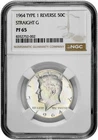 1964 Type 1 Straight G 50c Silver Proof Kennedy Half Dollar NGC Graded PF 65