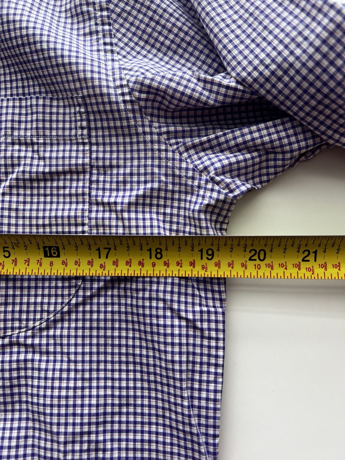 Sid Mashburn purple gingham checkered Button Down… - image 4