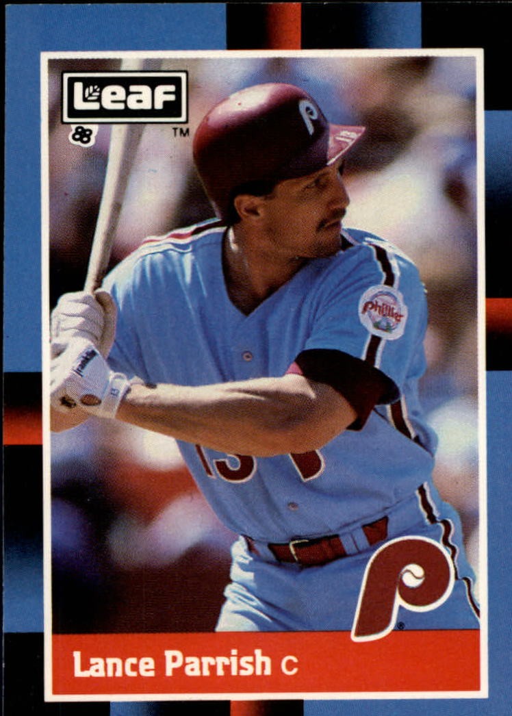 1988 Leaf Donruss Baseball Card #130 Lance Parrish ~ Grade: NM
