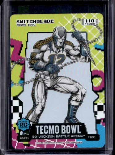 2026 Battle Arena Tecmo Bowl Switchblade RC 80\'s 8-Bit Rad Battlefoil #RD631