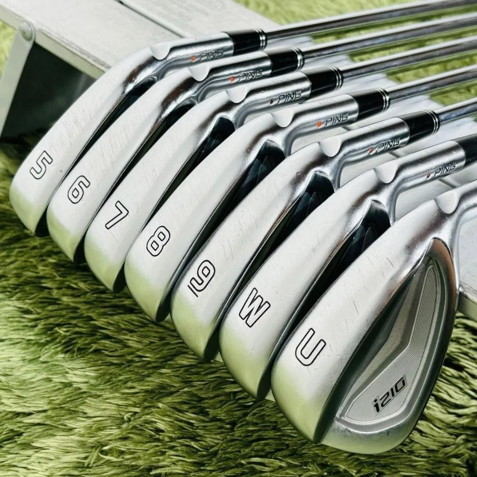 Ping i210 Iron Set 5-9+Pw+Uw Ns Pro Modus3 Tour120 Flex-X 7pcs Right-Handed Used - Image 3 of 4