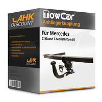 FüR Mercedes C-Klasse T-Modell (Kombi) 18- Towcar AnhäNgekupplung Abnehmbar Neu