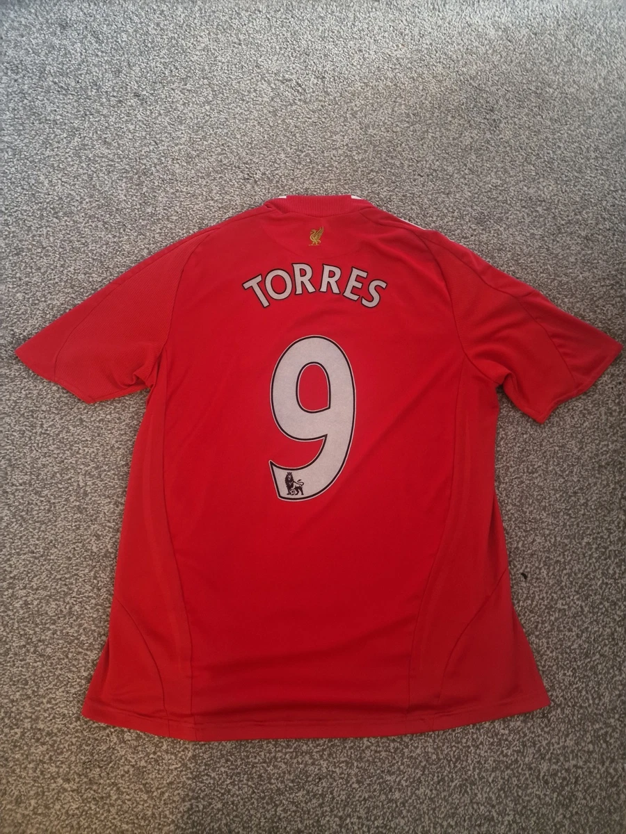 T-shirt Liverpool Signé – Fernando Torres – Saison 2009-2010 (Original)