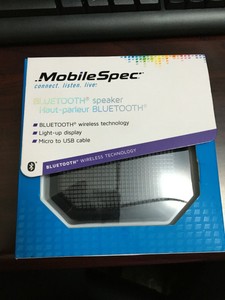 mobilespec bluetooth speaker