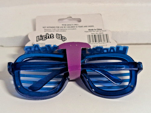 LED Glasses Light up Glasses Glowing Glasses for New Year Party Brand New Unopen - Picture 8 of 8