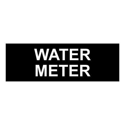 Water Meter Sign Plaque Cupboard Utility Room Shed - Picture 222 of 230