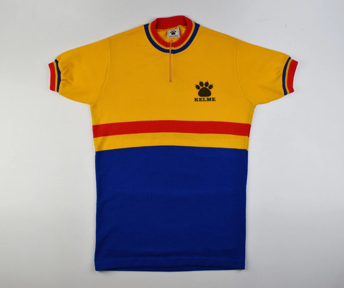 MAILLOT DE CICLISMO VINTAGE 1997 DE EQUIPO KELME ARTICH DE MARCA BIEME TALLA 5 X