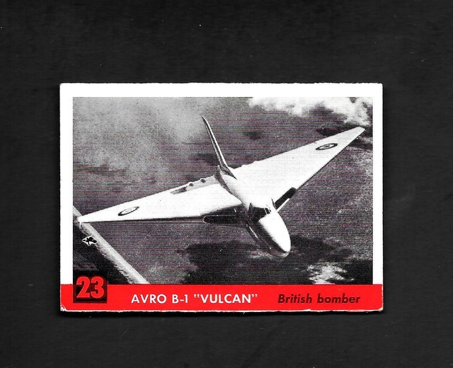 1956 Topps Jets #23 Avro B-1 Vulcan - NM++ 3.99 MAX SHIPPING