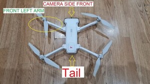 Original vorderer linker Arm + Motor für (Xiaomi Fimi x8 SE 2018 - 2020 Drohnenteile)