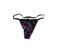 Victoria's Secret V-Hardware V-String Panty Adjustable Color Tropic Floral NWT