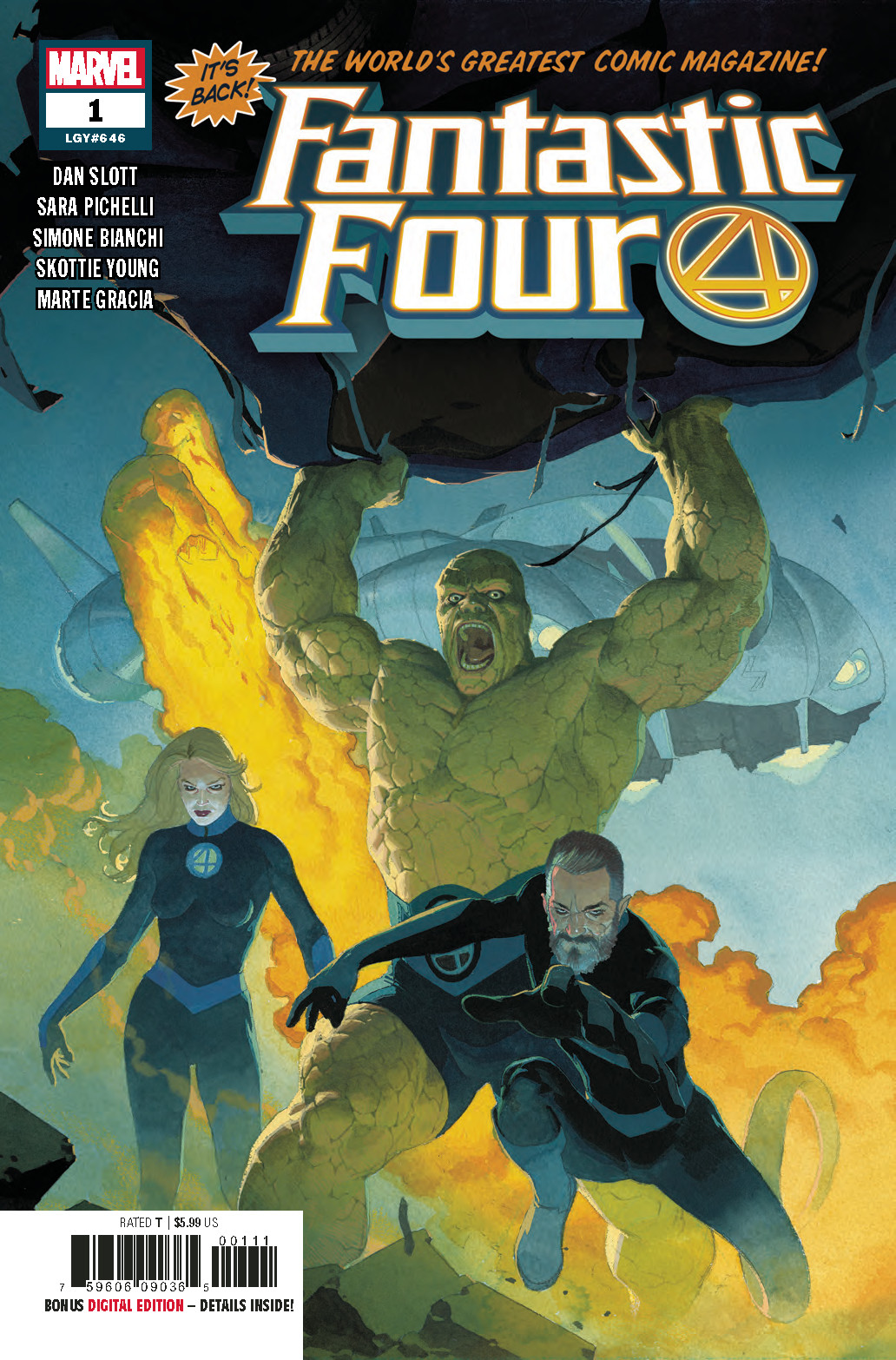 FANTASTIC FOUR #1 (2018) - Regular Cover - Back Issue