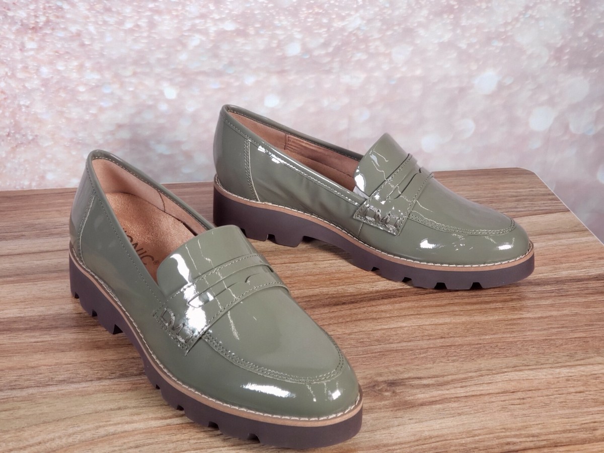 Vionic - Patent Leather Slip-On Loafers Shoes - Cheryl  display picture 2