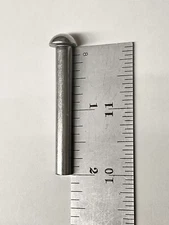 (100) 1/4 X 2 Rivet Solid Aluminum Round Head Blacksmith Antique 1/4 .25” 2” USA
