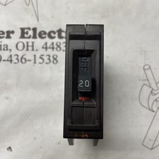 Wadsworth A120NI - 20 Amp 1 Pole 120/240 V  Type A Metal  FOOT Breaker