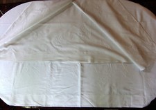 Drap de lit ancien de 2m00 x 3m10 art-déco et son drap de visite assorti