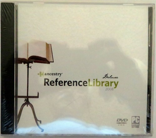 BIBLIOTHÈQUE DE RÉFÉRENCE ANCESTRALE 2008 DELUXE DVD-ROM - PC - Photo 1 sur 2