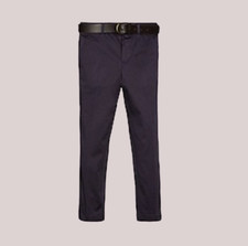 RJR John Rocha Cotton Sateen Chino Trousers Navy Age 8 LN009 DD 06