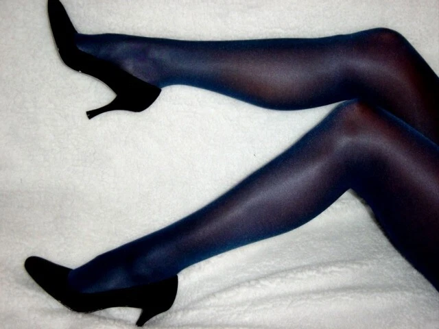 Pantimedias Tamara 3XL = Q+ Uniforme Hooters Azul Marino Piernas Sin Costuras Disfraz de Halloween Foto 4 de 4