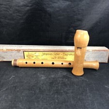 Johannes Adler Magnamusic Handmade Recorder Soprano 1711 Birch Wood with Box