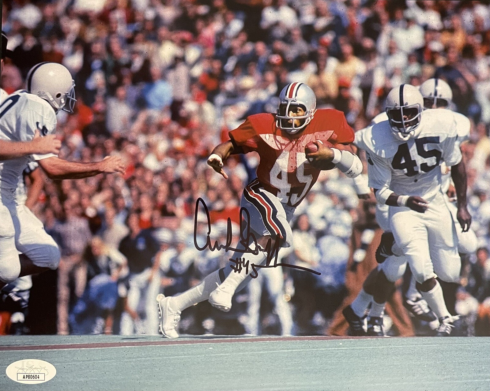 Archie Griffin Autographed Signed Ohio State Buckeyes 8x10 Photo JSA COA 