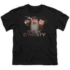 Three Stooges Kids T-Shirt NYUK Dynasty Black Tee