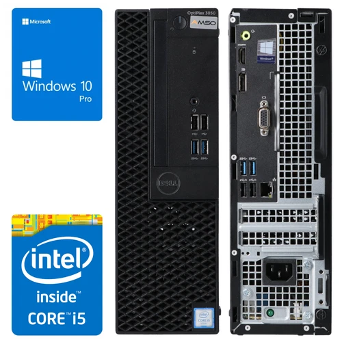 Dell Optiplex 3050 SFF i5-6500 (DVD) 8/16/32GB - 0/256/512/1024GB SSD Win 10 Pro