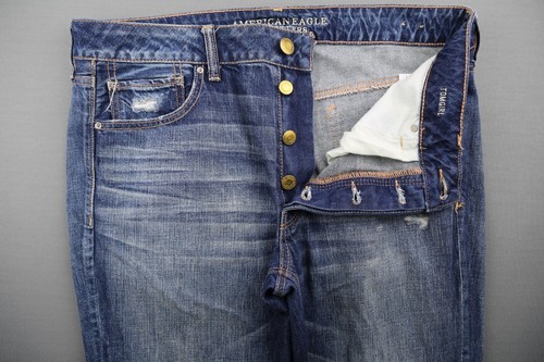 Pantalones de mezclilla Tomgirl 2015 American Eagle talla 12 en dificultades talla 12 (36x28) para mujer - Imagen 2 de 11