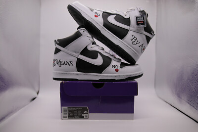 Nike SB Dunk High Supreme By Any Means Black DN3741 002 SZ 11 s-l400.jpg main image 2