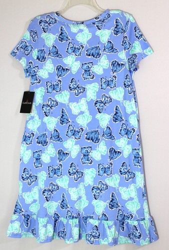 CUDDL DUDS SS Short Sleepshirt Size Small Periwinkle, Butterflies Retail $45 - Picture 2 of 2