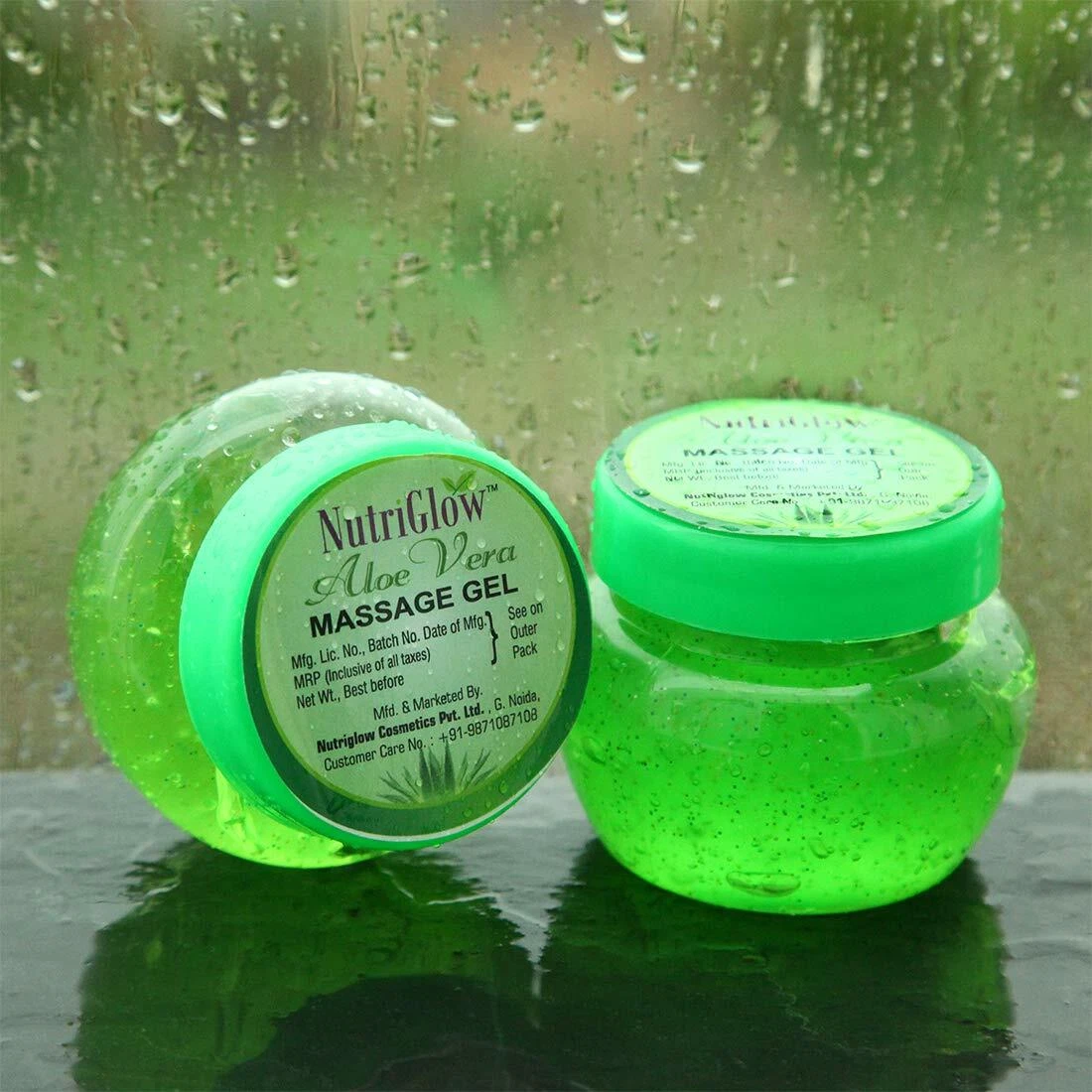 NutriGlow Aloe Vera Massage Gel for Acne Scars Glowing Radiant