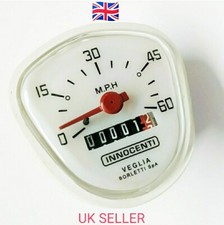 LAMBRETTA J RANGE CENTO 60 mph SPEEDOMETER VEGLIA  INNOCENTI SPEEDO ITALIAN