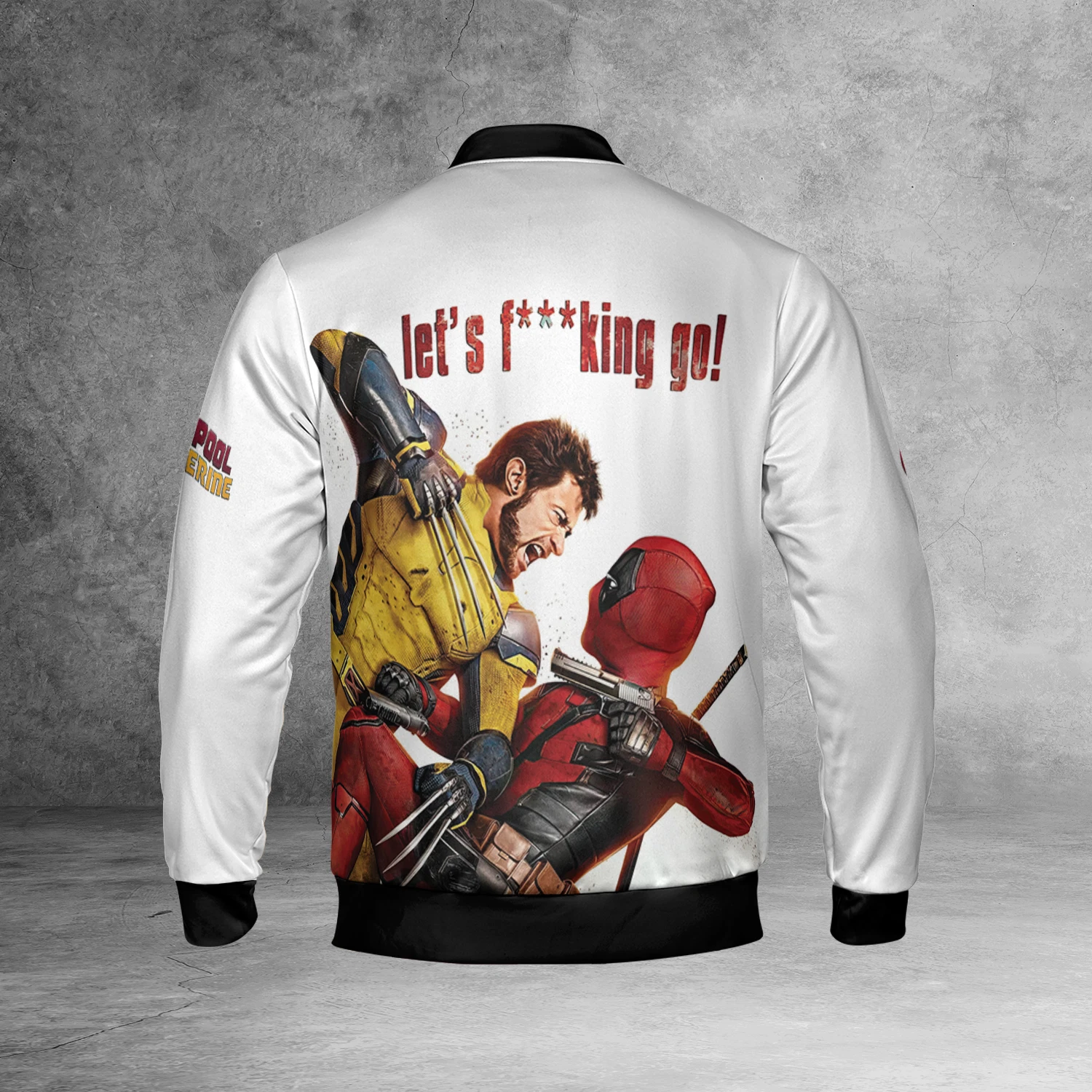 Deadpool And Wolverine Fighting Let's F*cking Go Deadpool 3 Fans Gift Jacket