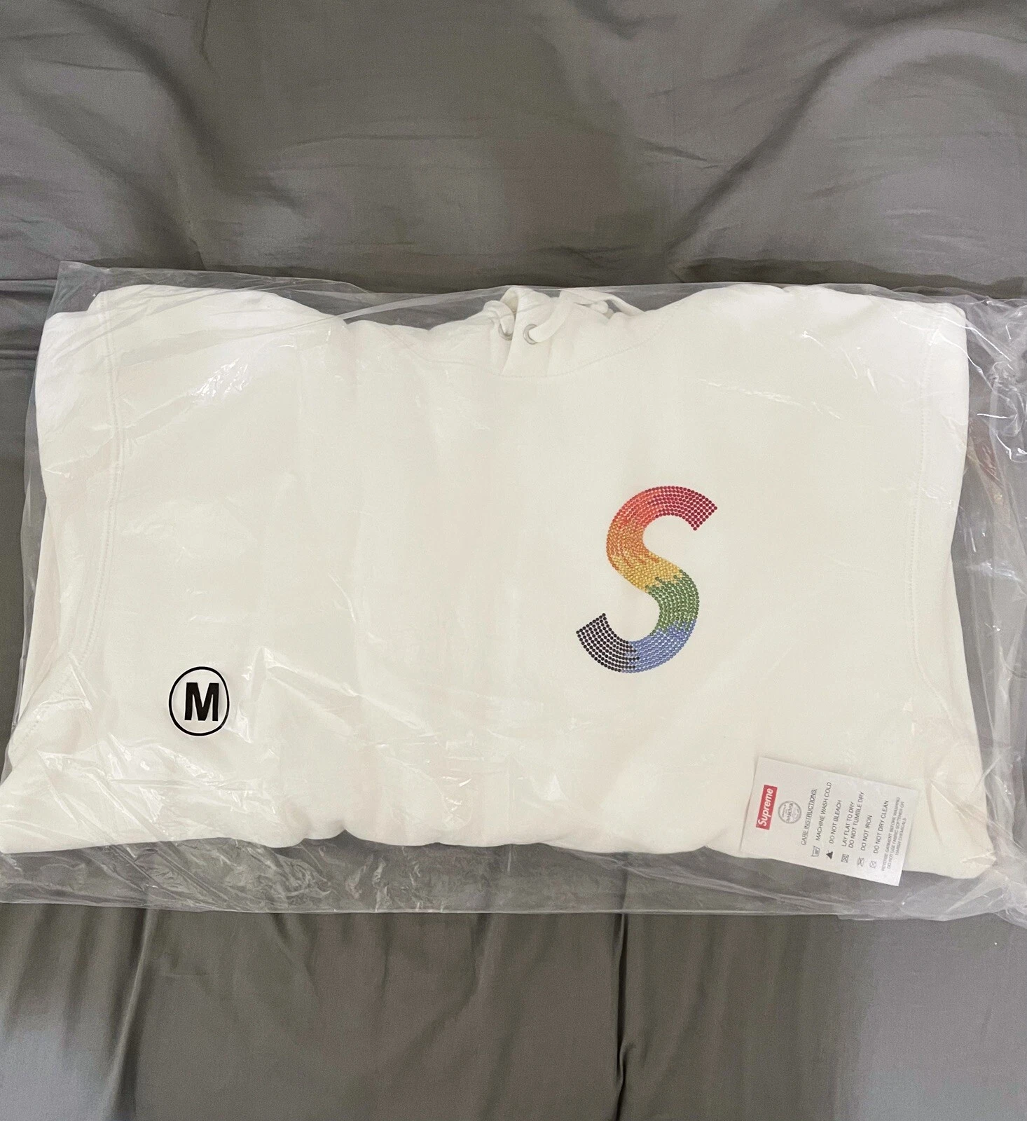 Sweat à capuche Supreme Swarovski S Logo