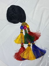 Unique Multicolor Thread Hair Paranda-Traditional Ethnic Punjabi Braid Accessory