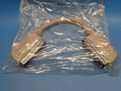 (1) 12'' 1 ft. CENTRONICS DSUB CN50 TO CN50 50 PIN MALE TO MALE SCSI CABLE CORD