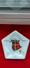Lord Nelson Pottery England Canada New Brunswick Trinket Dish Souvenir Tartan