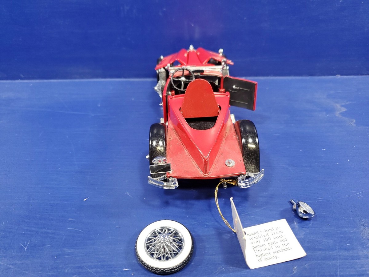 Franklin Mint Model Car 1928 Stutz Black Hawk Boat-tail Speedster
